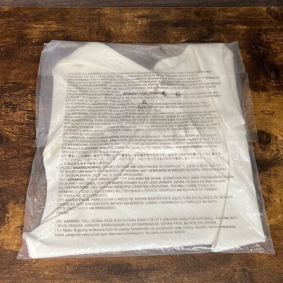 The Drop Women's Ivory Slit Front Ribbed Bodysuit by @Coveteur. Size Large. NWT! - Picture 9 of 9